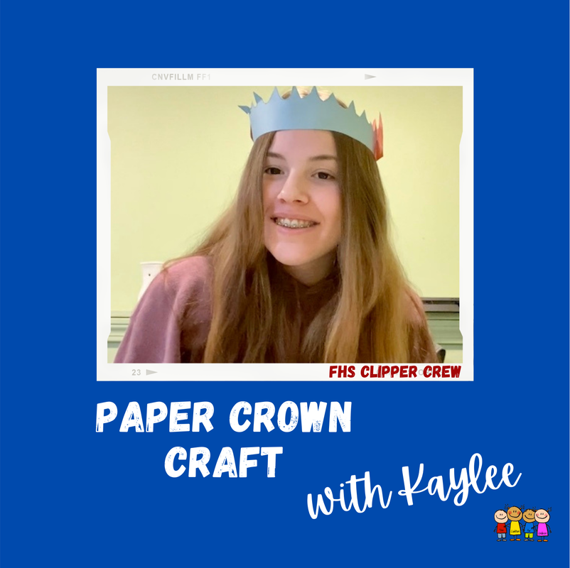 Learn how to make a paper crown with FHS Clipper Crew from Falmouth High School