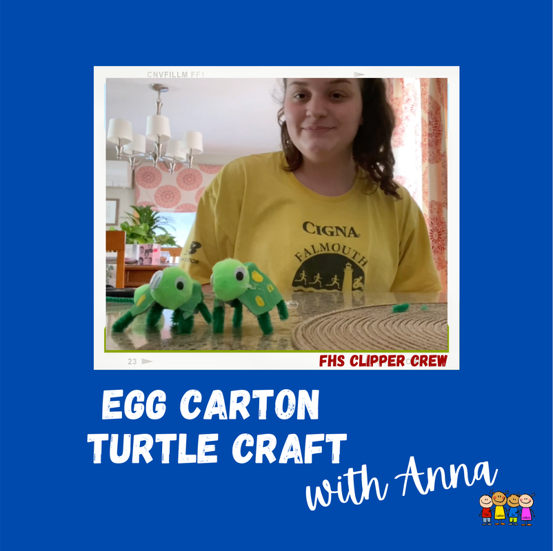 Learn how to make an egg carton turtle with FHS Clipper Crew from Falmouth High School