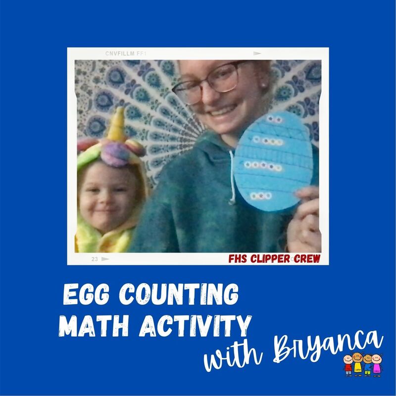 Egg Counting Math Activity with Bryanca Falmouth High School Child Development Class