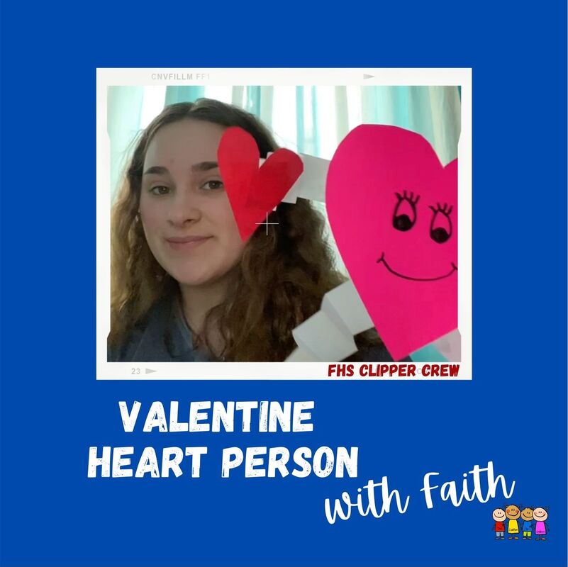 Learn how to make a valentine craft with FHS Clipper Crew member Faith from Falmouth High School